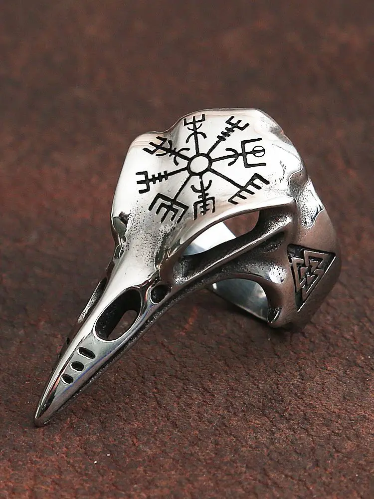 Dragon Ring Valknut Viking Odin symbole unique Balance Bijoux nordique Fashion Cadeau 