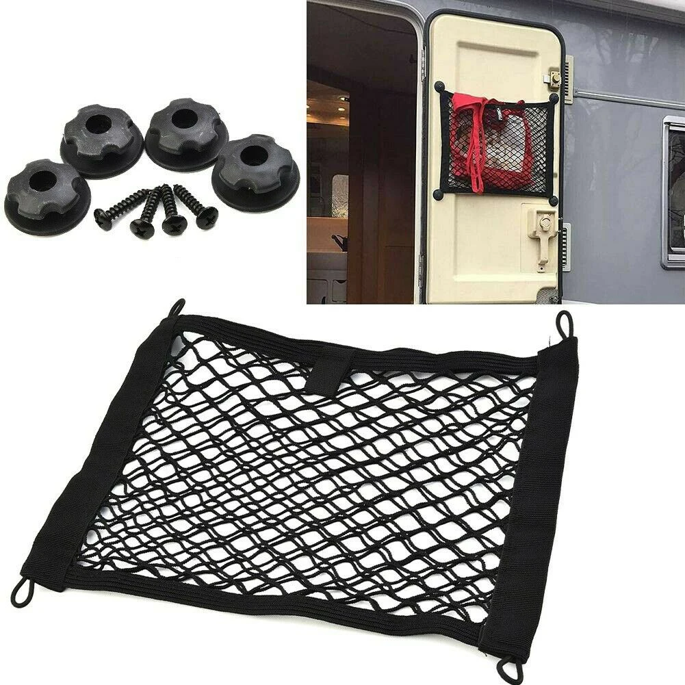 

25*30CM Car Trunk Rear Storage Cargo Luggage Nylon Elastic Net Holder Pocket For Car Van Pickup SUV MPV