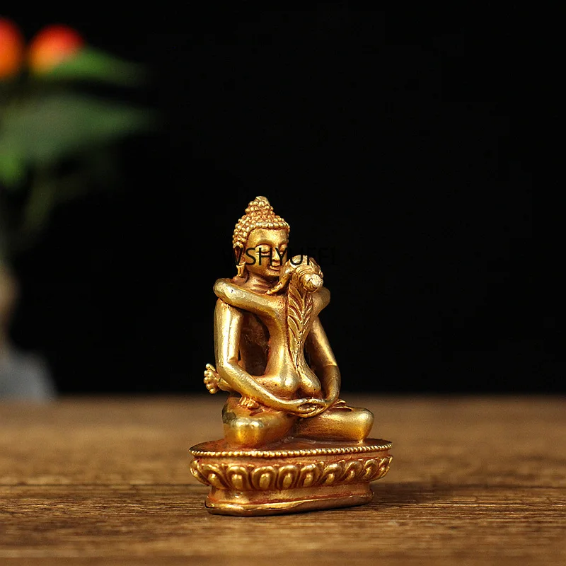 Поставка буддизма Буддизм Таиланд Непал Медь Двойное тело Счастье Будда