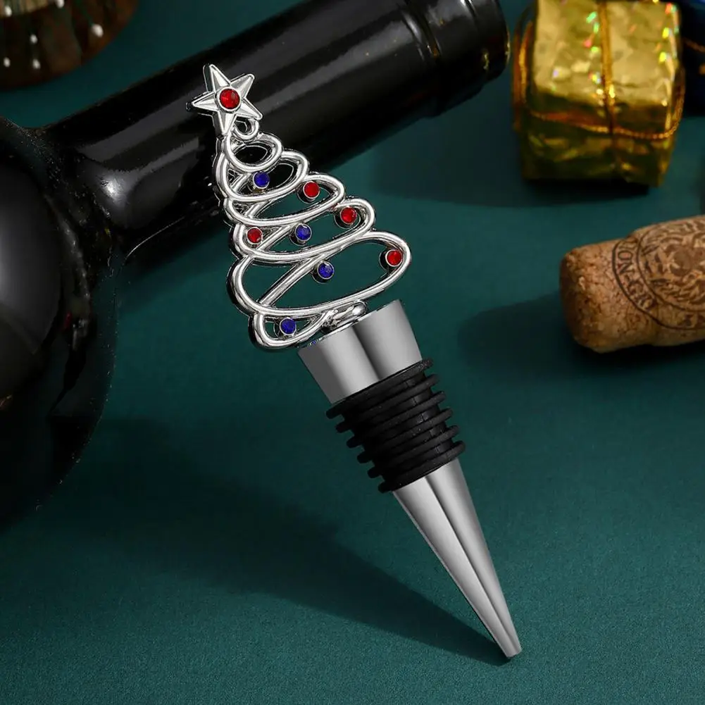 2 шт. пробка для бутылки вина в виде рождественской елки праздничная