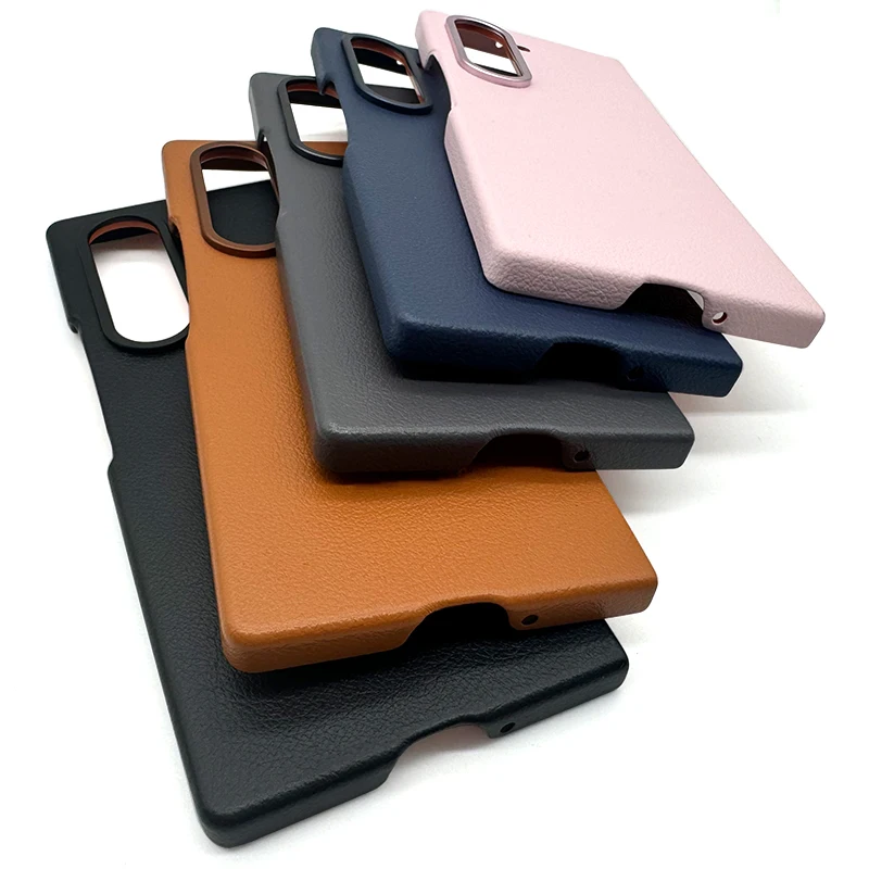 Кожаный чехол для Samsung Galaxy Z Fold 6 Kindsuit роскошный высококачественный из экокожи Fold6