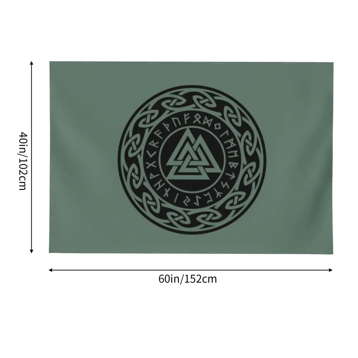 Гобелен Валкнут Символ Одина 100% полиэстер