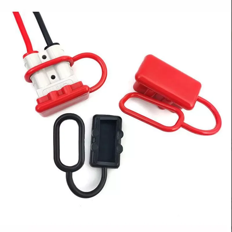 

Replacement 50A Connector Anderson Plug Battery Terminals Solar Connector Battery Dust Proof Cover Solar System Accessories