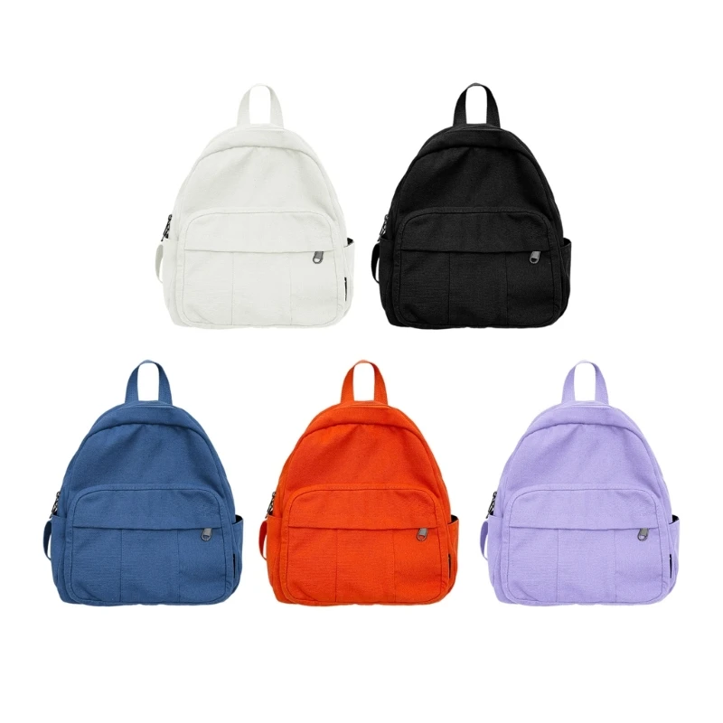 

Школьный ранец в японском стиле, модная Холщовая Сумка для женщин, рюкзак для ноутбука, однотонная женская сумка для книг, студенческие сумки