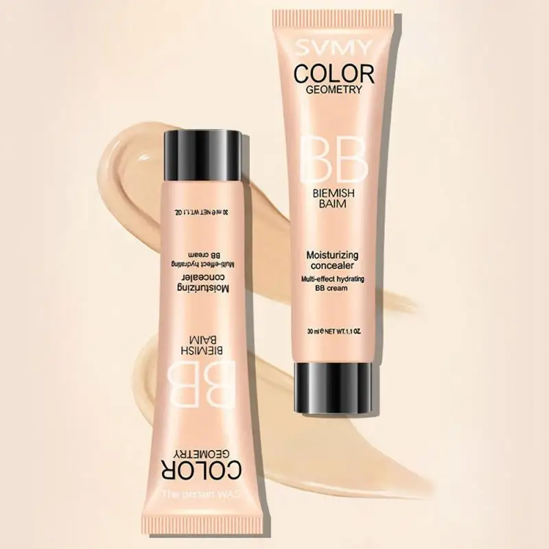 

BB Cream Brighten Even Skin Tone Liquid Foundation Moisturizing Hydrating Concealer Cover Blemishes Concel Pores Makeup Cosmetic