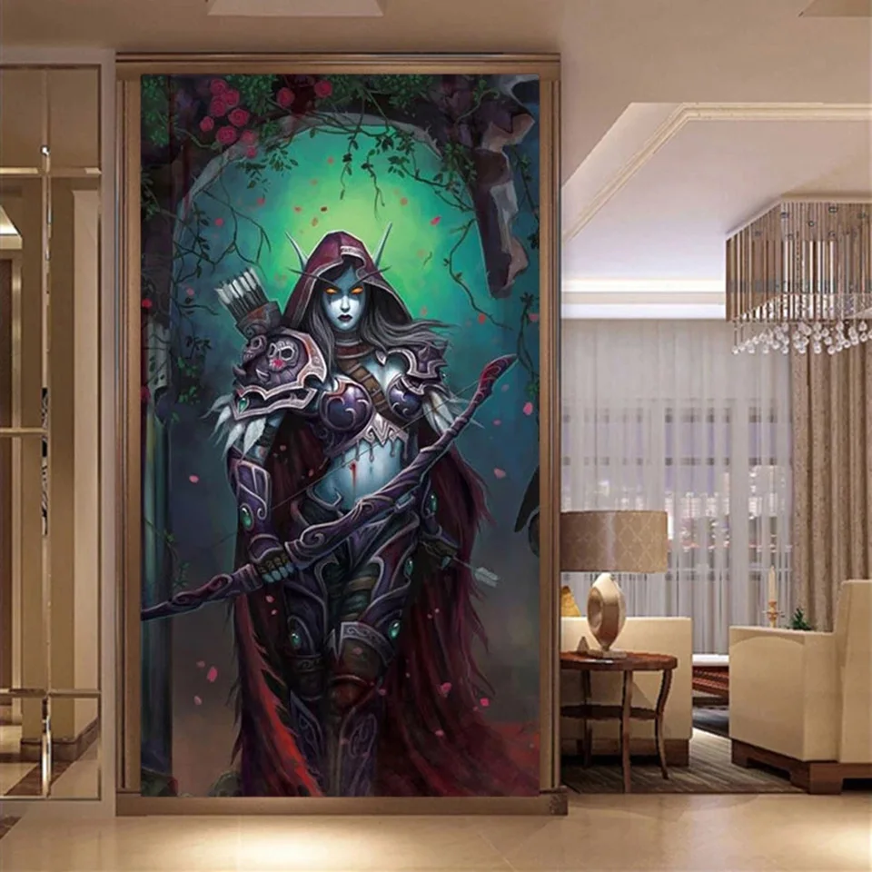 Полная квадратная/круглая алмазная живопись Warcraft 5D своими руками Новая коллекция WoW-Windrunner Алмазная вышивка декор из алмазной мозаики