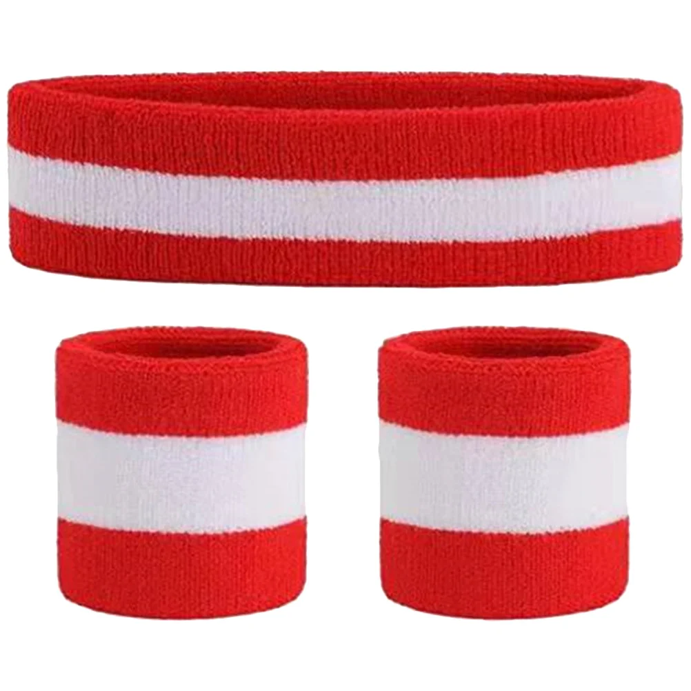 

Sports Headband Wristband Headbands Workout Sweat Men Girls Gym Straps Spandex Athletic Miss Boys