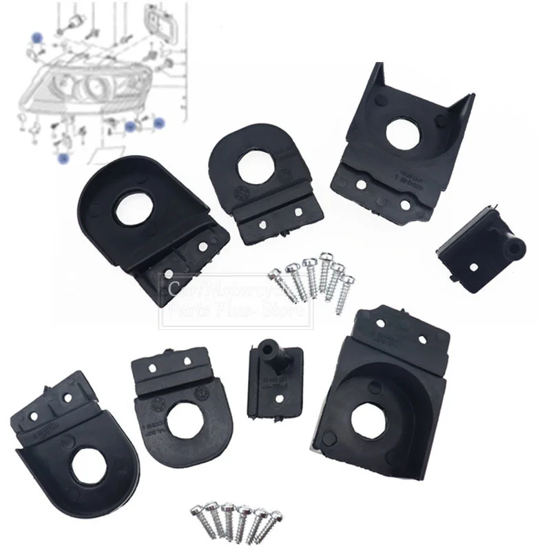 Комплект для ремонта передней фары левой/правой Audi A6 S6 Quattro C6 2005-2011 RS6 4F0998121 4F0998122 -