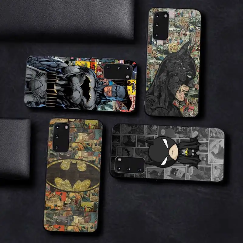 

B-Batmans-man Phone Case for Samsung S10 21 20 9 8 plus lite S20 UlTRA 7edge