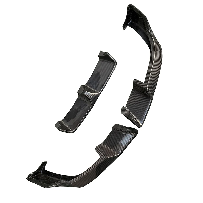 Углеродное волокно для BMW X6M F96 2019 + сплиттер переднего бампера передняя губа