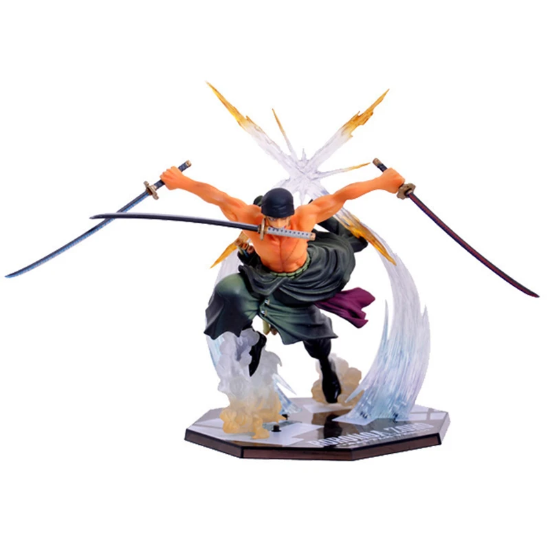 

Аниме One Piece New World Roronoa Zoro Battle Ver. Экшн-фигурка из ПВХ, игрушечная статуя, Коллекционная модель, детские игрушки, кукла, подарки, 21 см