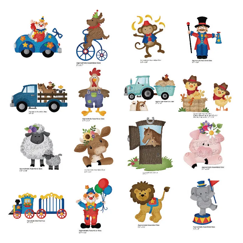 

2022 новые штампы цирковые кролики кошка сова цыпленок фармамамамовая металлическая Форма для вырезания Скрапбукинг Фотоальбом украшение «...