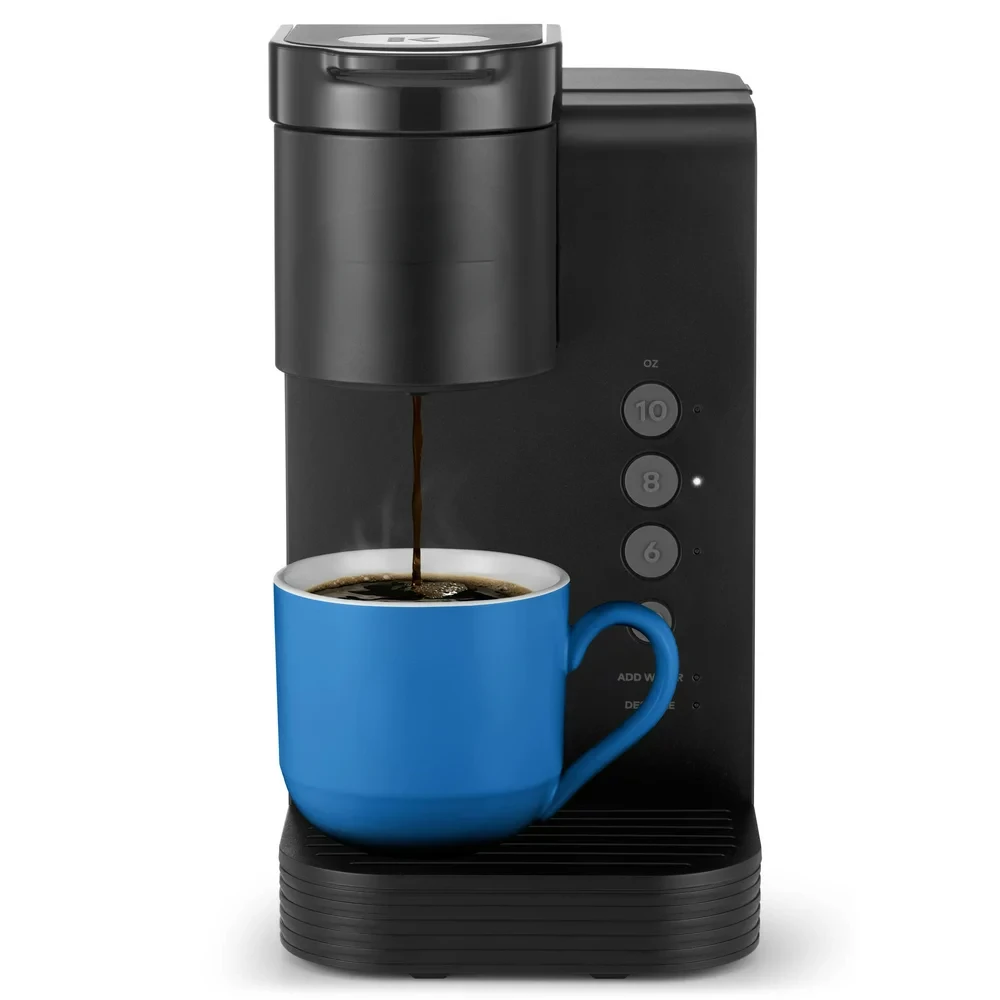 

Single Serve K-Cup Pod Coffee Maker, Black Coffee distributor Portafilter Espresso tamper mm Force tamper Wdt tool Barista acces