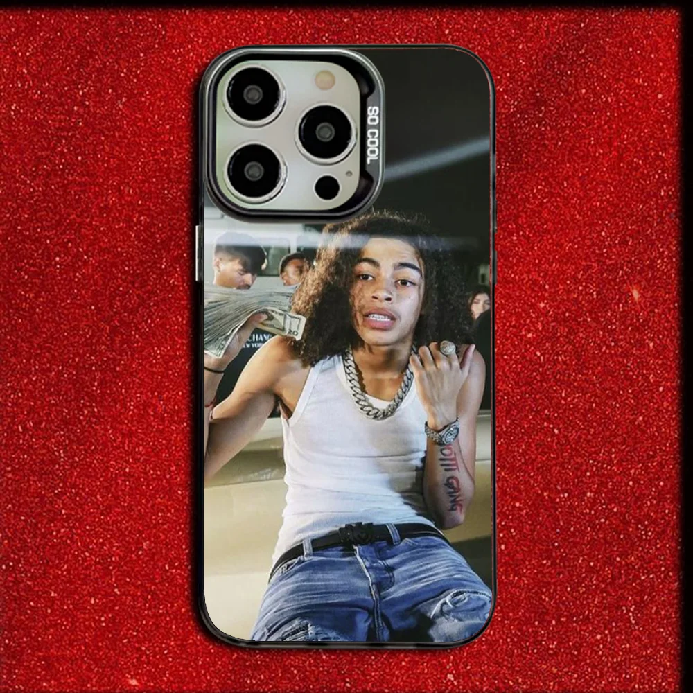 Чехол для телефона DD O-Osama Rapper iPhone 16 15 14 13 12 11 Mini Pro MAX Grey матовый противоударный