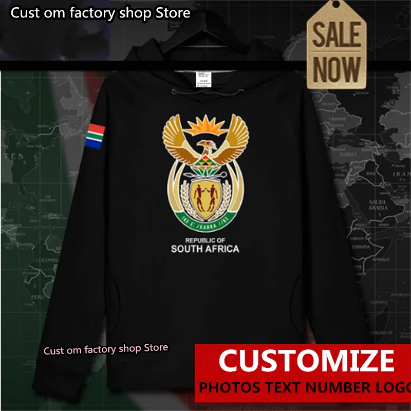 

South Africa RSA African ZAF mens hoodie pullovers hoodies men nation sweatshirt thin streetwear clothing hip hop tracksuit