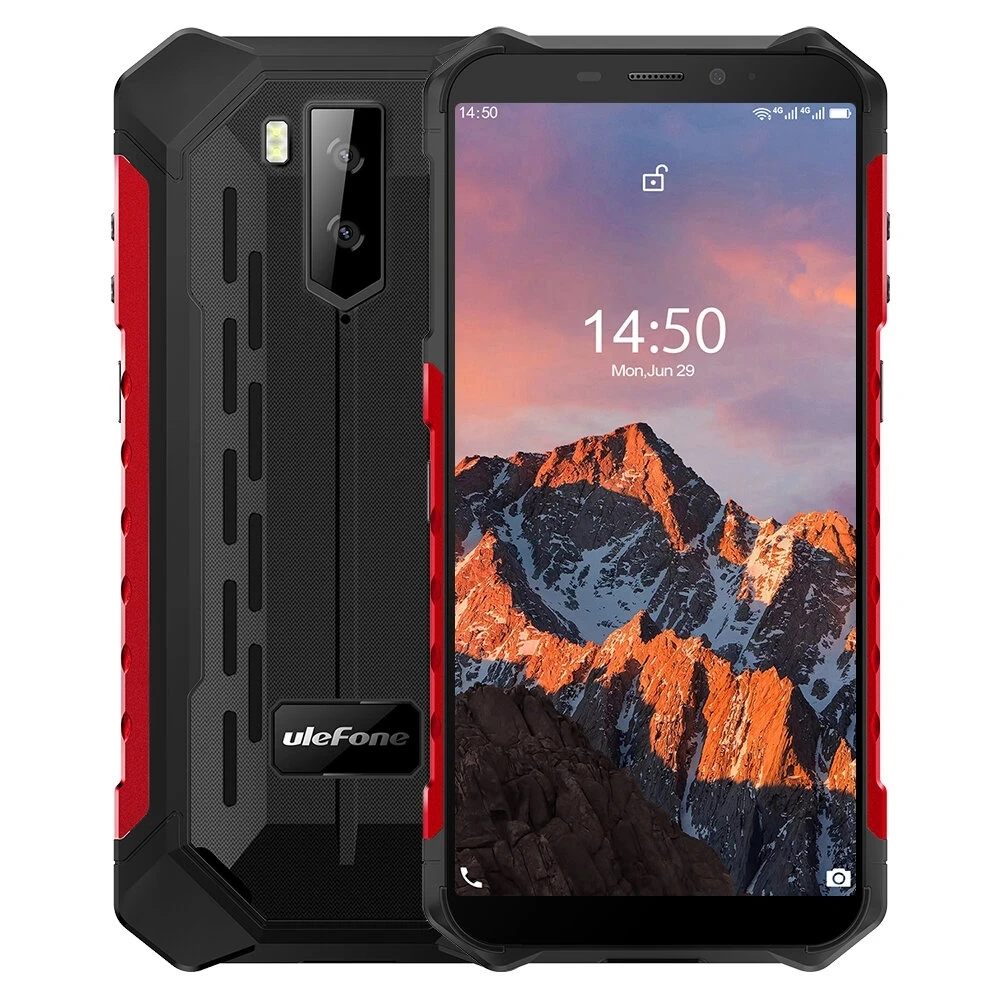 

Ulefone Armor X5 Pro 5.5 Inch NFC IP68 IP69K Waterproof 4GB RAM 64GB ROM 5000mAh MT6762 Octa Core 4G Rugged Smartphone