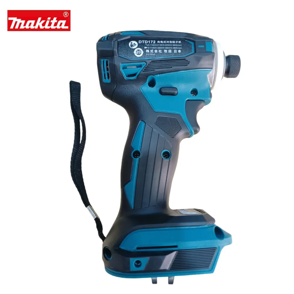Makita DTD172 180NM Аккумуляторный Ударный Водитель 18 В Бесщеточный Мотор Электрический