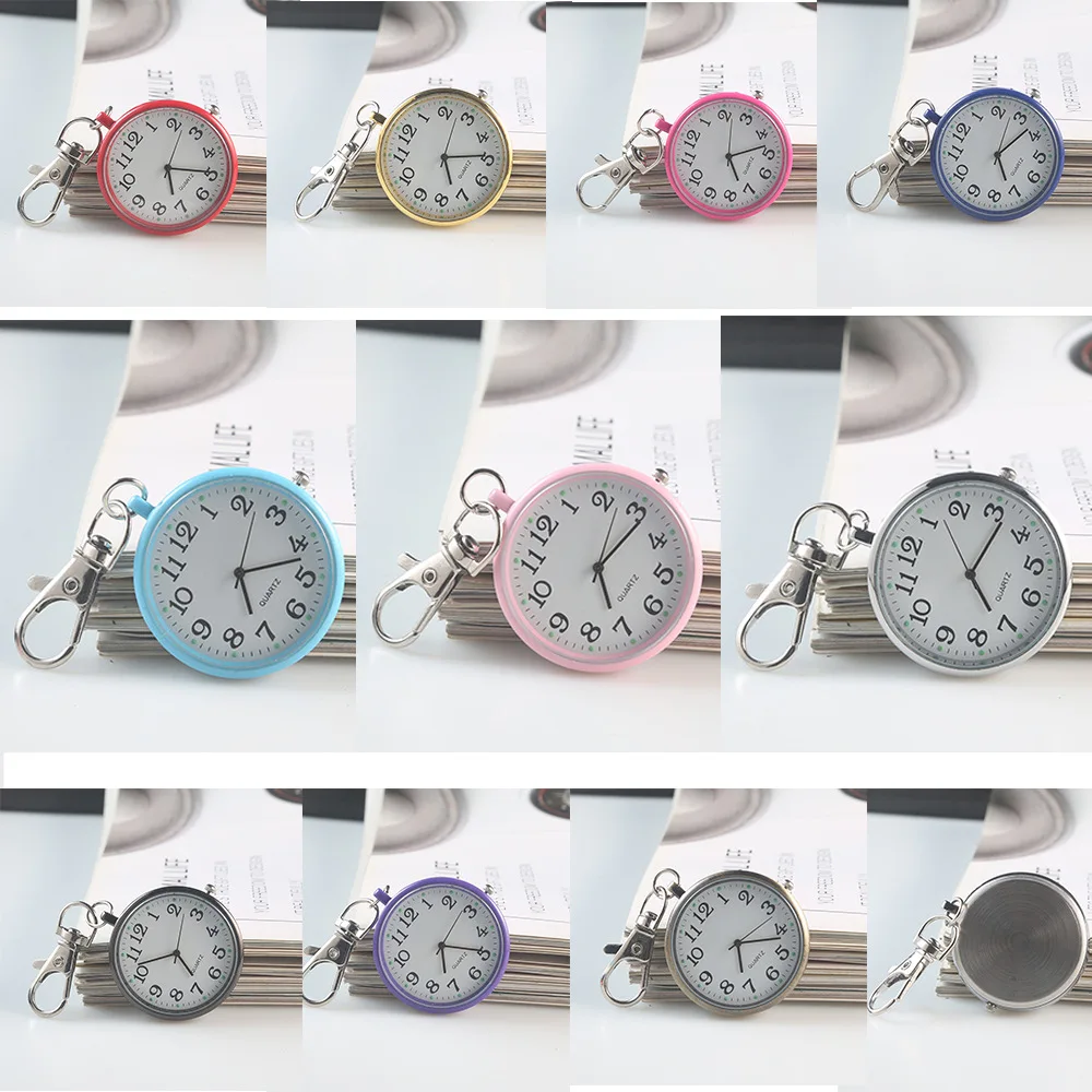Factory Direct Sales Children Nurse Student Quartz Pocket Watch Elderly Wall Watch Large Dial Digital Wall Watch for Examination