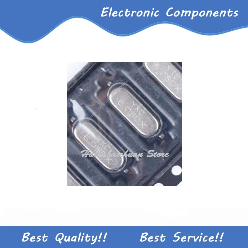10 шт./лот X49SM6MSD2SC HC-49SMD 6 МГц ± 20 стр./мин 20 пФ SMD новая и оригинальная фотография