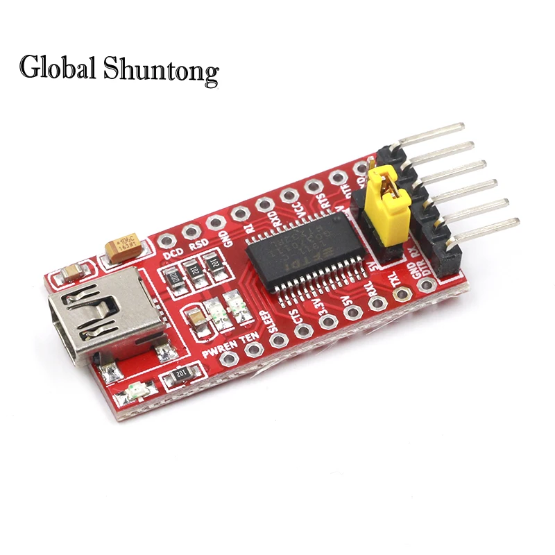 Последовательный модуль адаптера FT232RL FTDI USB 3,3 В 5,5 В в TTL для мини-порта arduin. Покупайте хорошее качество! Пожалуйста, выберите меня