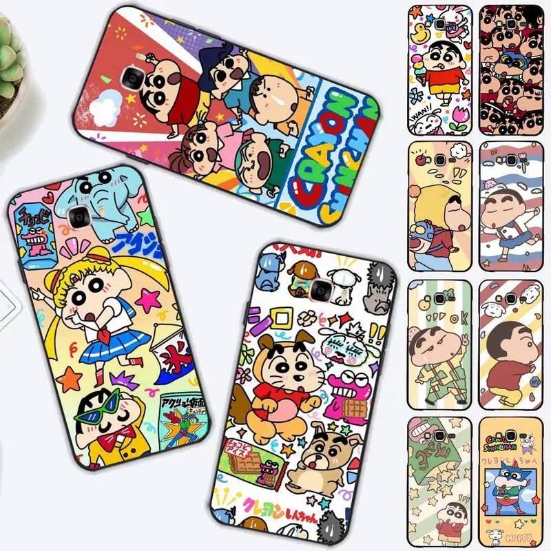 

BANDAI Crayon Shin-chan Anime Phone Case for Samsung J 2 3 4 5 6 7 8 prime plus 2018 2017 2016 core