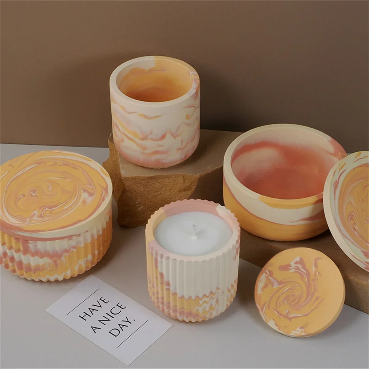 Многофункциональная Силиконовая Форма Для Изготовления Свечей Геометрический