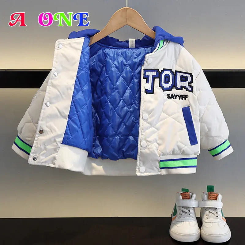 

winter toddler boys down baby down kids coat children jacket fashion Embroidery boys parkas baby clothes children clothing