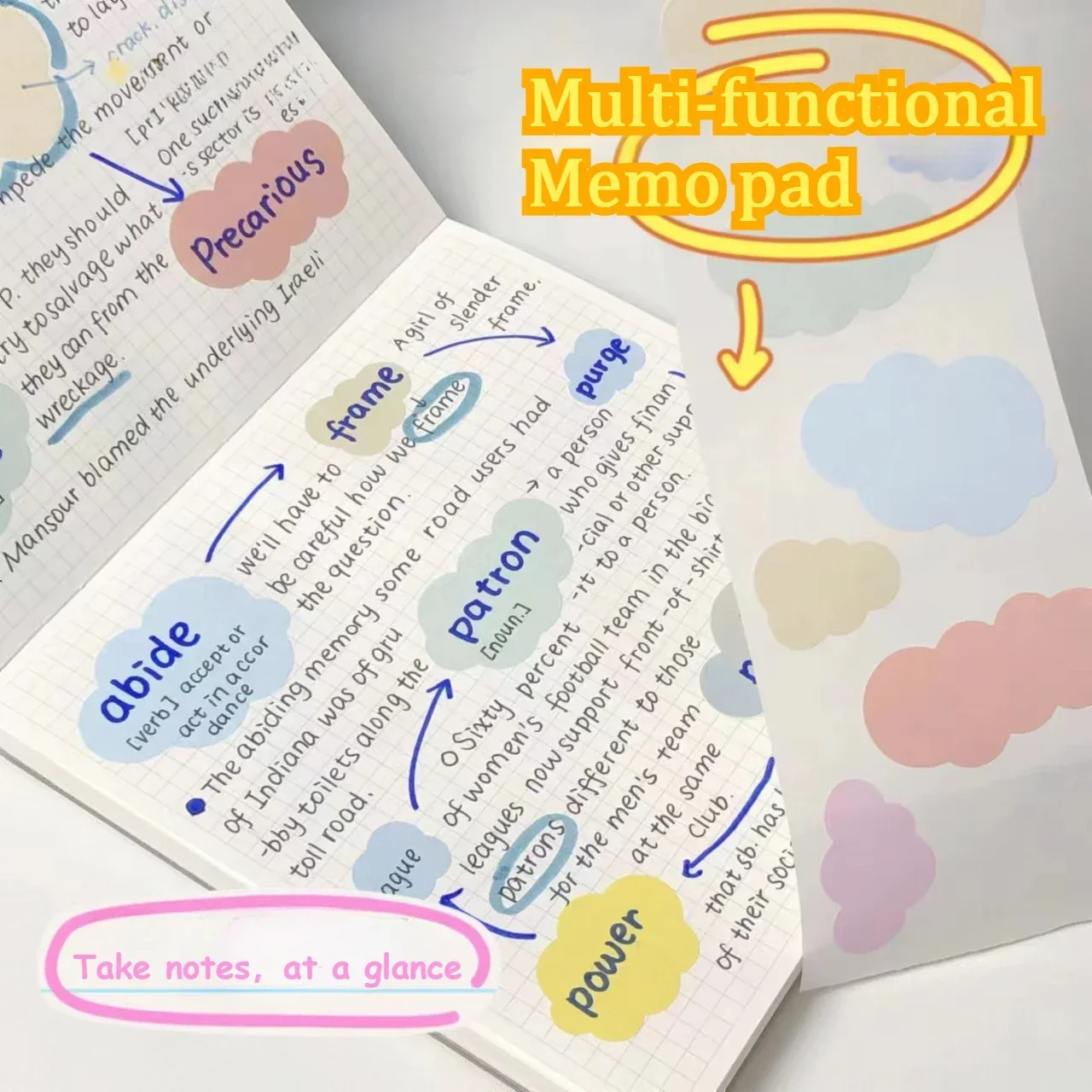 

Цветные липкие заметки