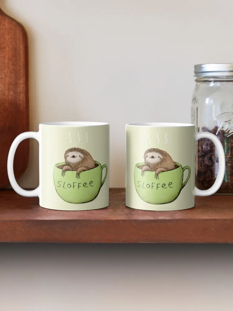 Sloth Sloffee Coffee Mug Funny Home Coffee Mug 11oz Ceramic Milk Mug