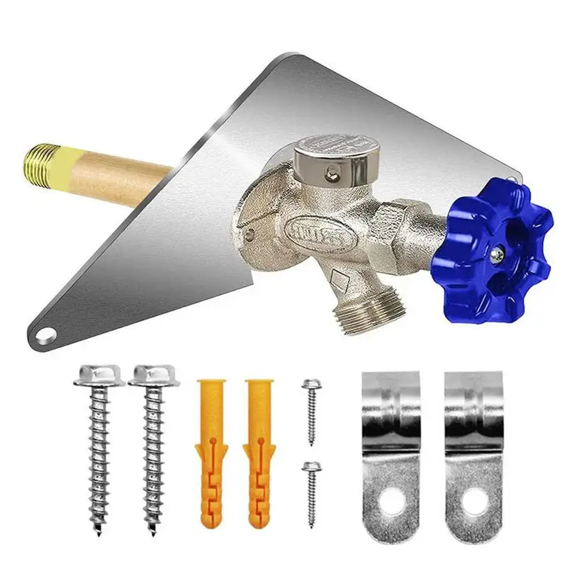 

Слюнявчик для шланга, Монтажная пластина из нержавеющей стали для шланга, Слюнявчик с защитой от царапин и ржавчины, аксессуары для парка