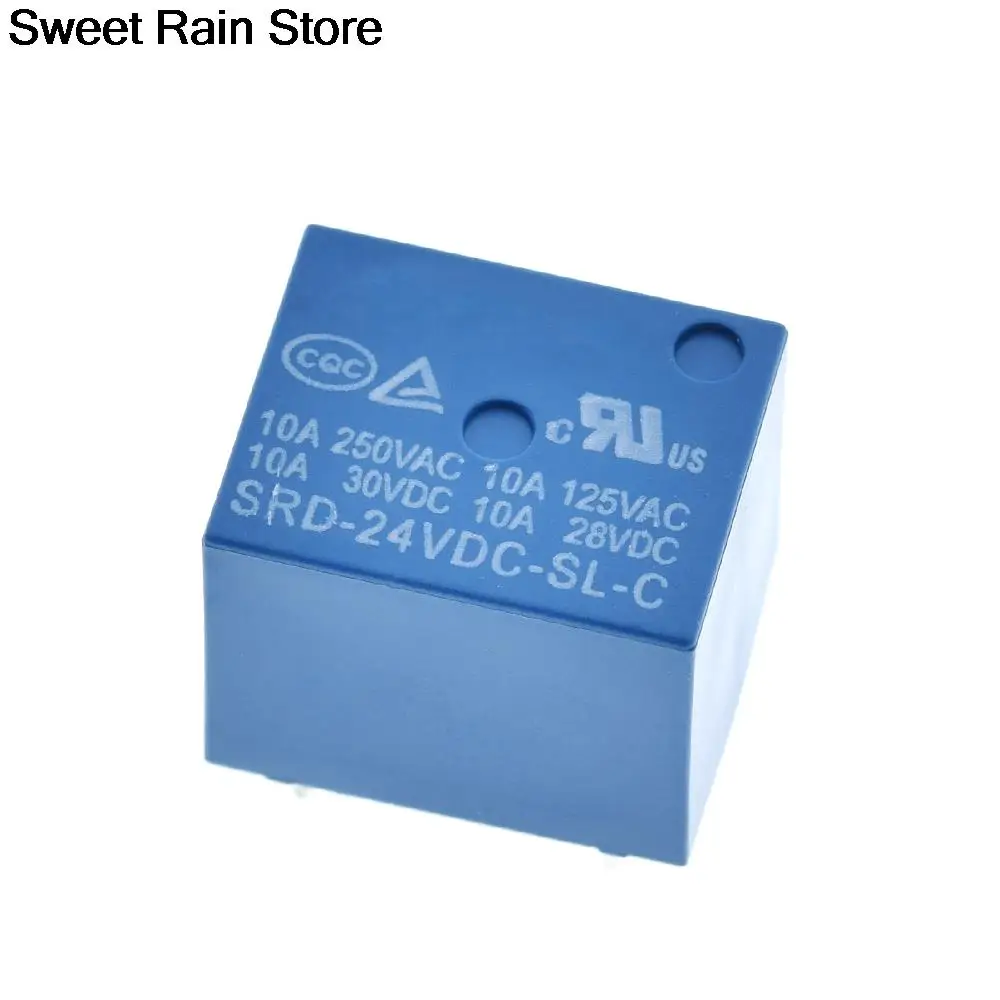 Реле SRD-03VDC-SL-C SRD-05VDC-SL-C SRD-06VDC-SL-C SRD-09VDC-SL-C SRD-12VDC-SL-C 3V 5V 6V 9V 12V 24V 48V 10A 250VAC 5PIN