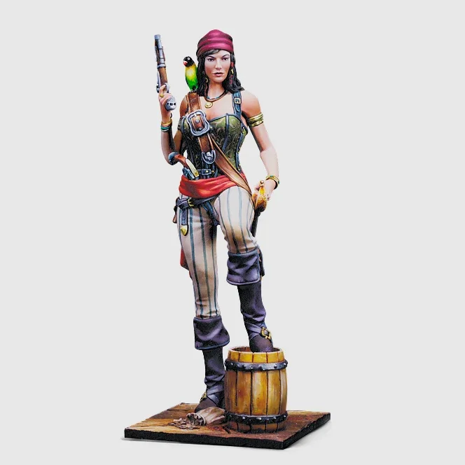 1/24 набор моделей из смолы красивая бесцветная и самособранная фотография