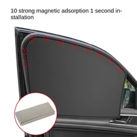 magnetic car side sunshade window sunshade cover sun visor uv protection window curtain front rear black auto accessories