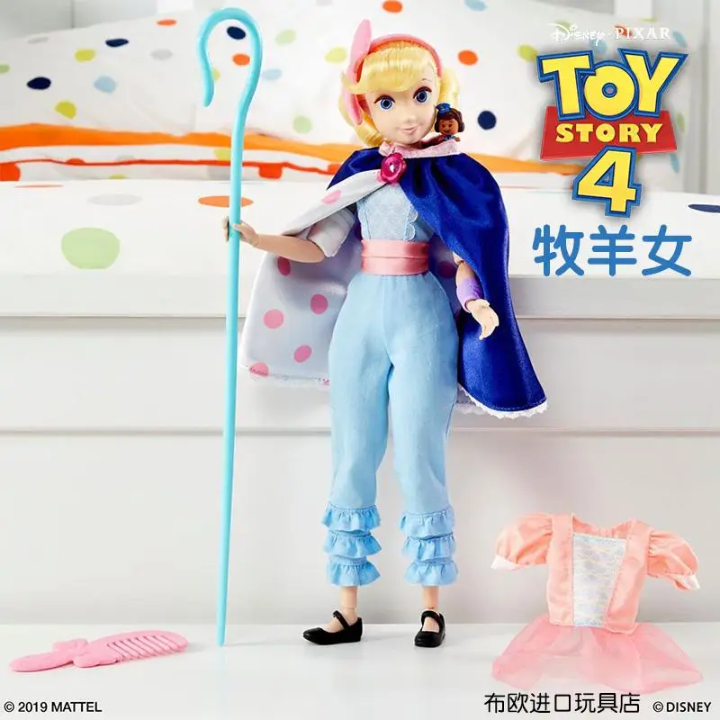 

Diseny Pixar Toy Story 4-Action Adventure Bo Peep Talking Action Figure with 15+Sounds & Phrases Kawaii Anime Toy for Kids Gifts