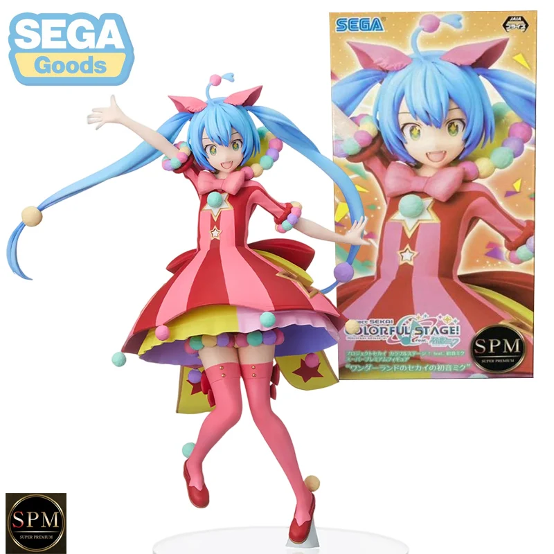 

In Stock SEGA SPM Project Sekai: Colorful Stage! Feat. Hatsune Miku Miku Cat Egg Ver. PVC Anime Action Figures Model Toy