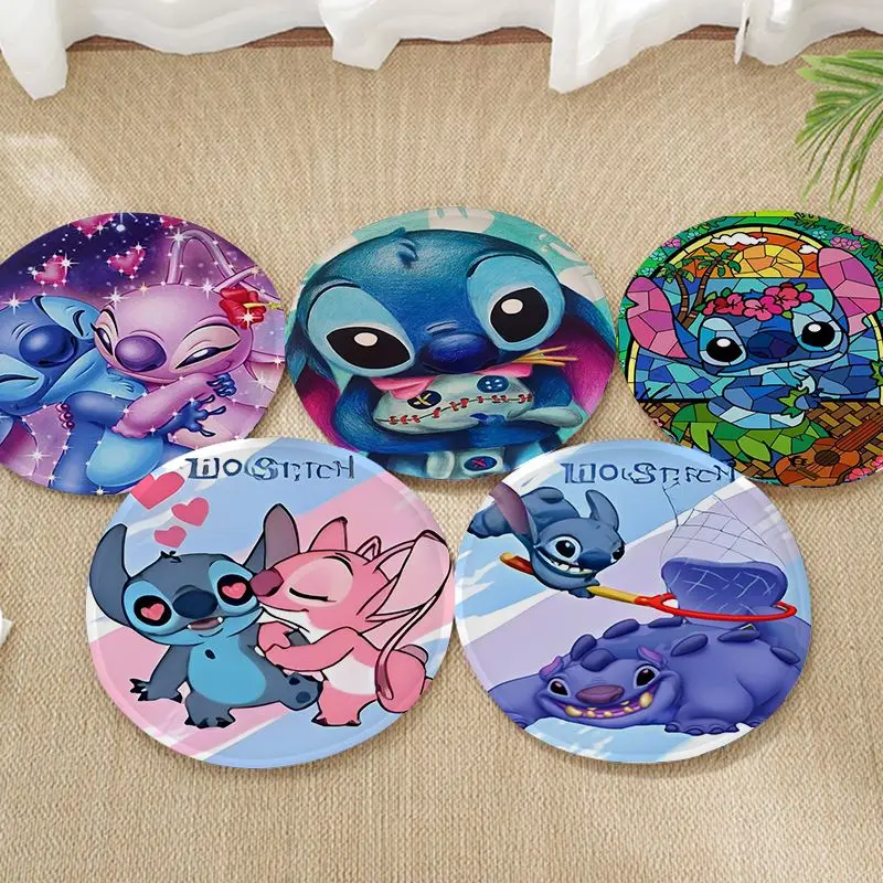 

Disney Cartoon Stitch Decorative Chair Cushion Soft Office Car Seat Comfort Breathable 45x45cm Chair Mat Pad