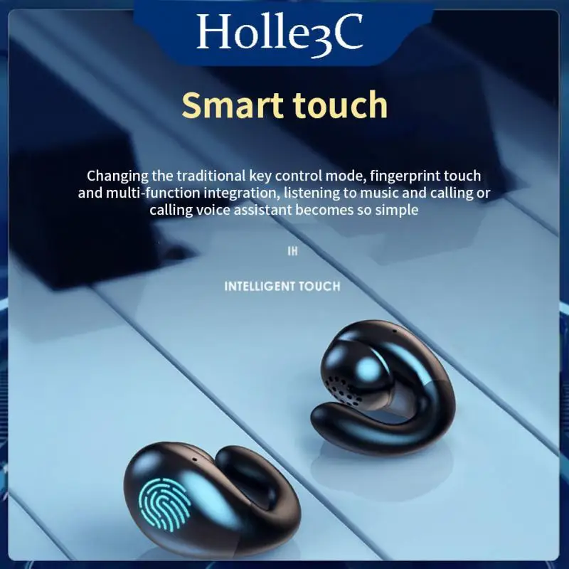 

Hifi Sound Bone Conduction Headset Noise Reduction Stereo Wireless Headsets Earbuds Surround Sound Earphones