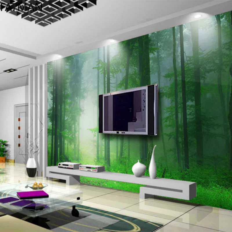 3d обои FATMAN на заказ природный пейзаж простой лес домашний декор Фреска для