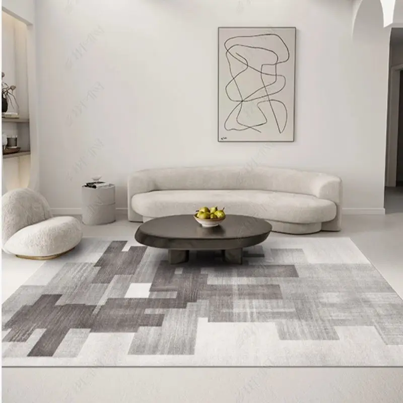 ins simple living room large area rug home decoration bedroom decor waterproof and stain resistant bath mat fluffy soft carpet free global shipping