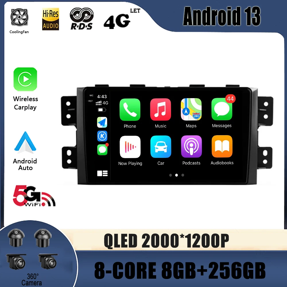 

Автомагнитола, мультимедийный видеоплеер с GPS ДЛЯ Kia mohas 2008 - 2016 Borrego 2008-2011, Android 13, навигация, 2 Din, DVD-плеер, Авторадио