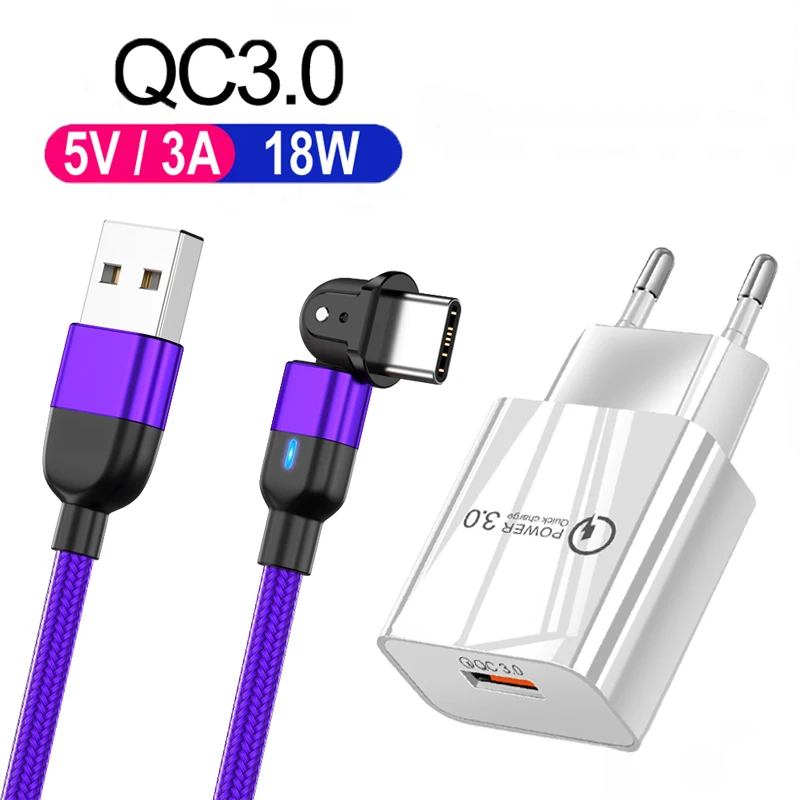 

Зарядное устройство USB Type-C 3A для Huawei Honor 10X 9X Lite 30 20 Pro Samsung A13 A12 A52 A72