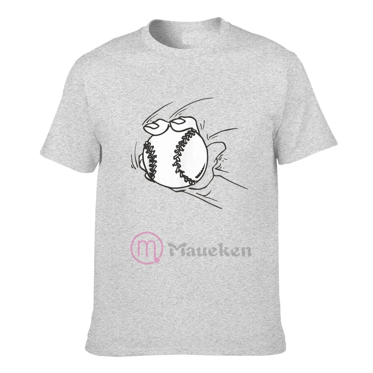 

2022 мужские футболки ручной работы с круглым вырезом и принтом Бейсбольного мяча, женские топы в стиле хип-хоп, хлопковые футболки