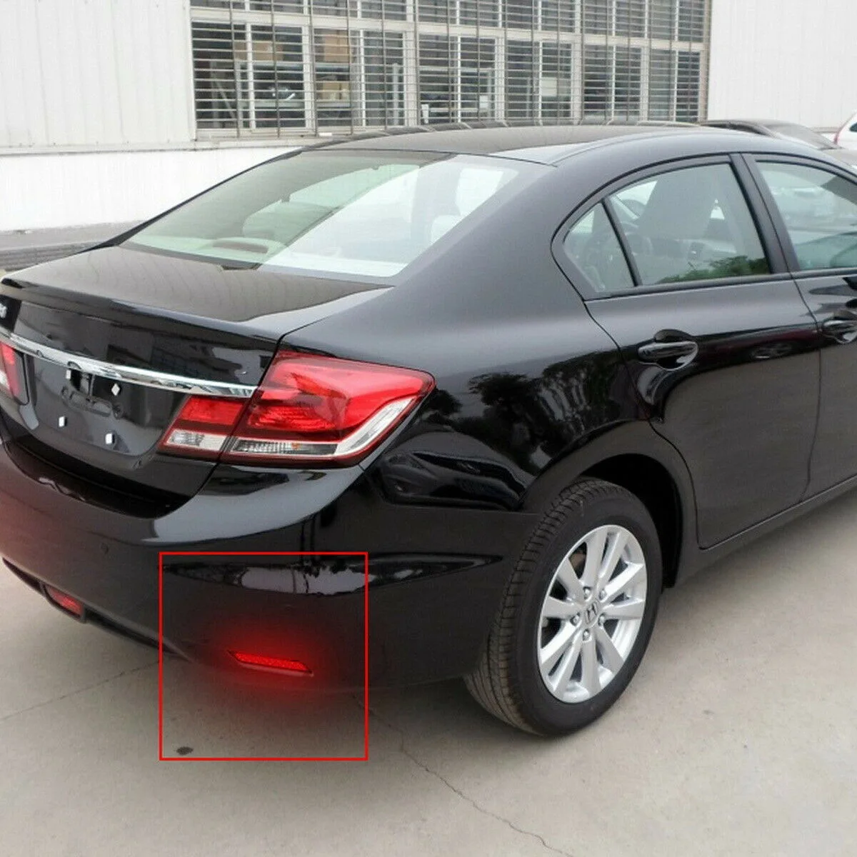 Автомобильный красный объектив 60-SMD светодиодный бампер отражатель стоп-сигнал