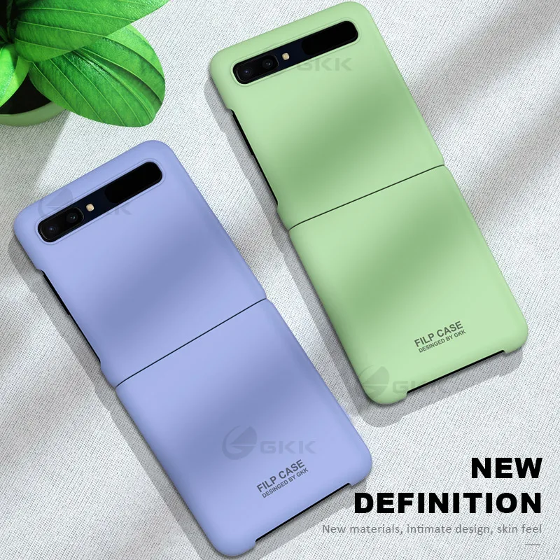 

GKK Luxury Fold Case For Samsung Galaxy Z Flip Ultra Thin Fashion Hard Matte PC Full Protective Cover For Samsung Z Flip Coque