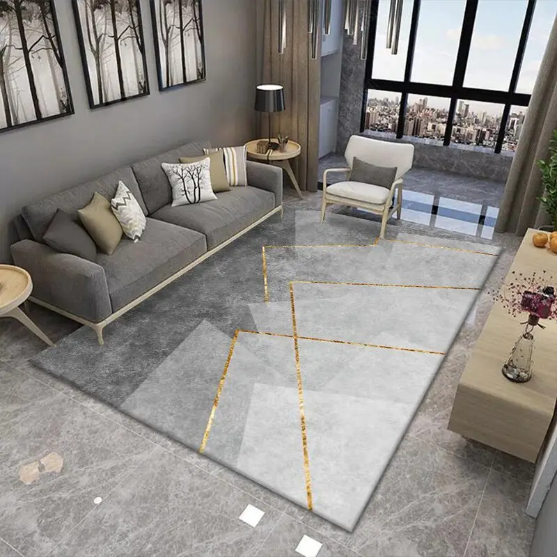 

Modern Sofa Coffee Table Living Room Carpet simple bedroom bedside carpet rectangular full European floor Home Decoration mats