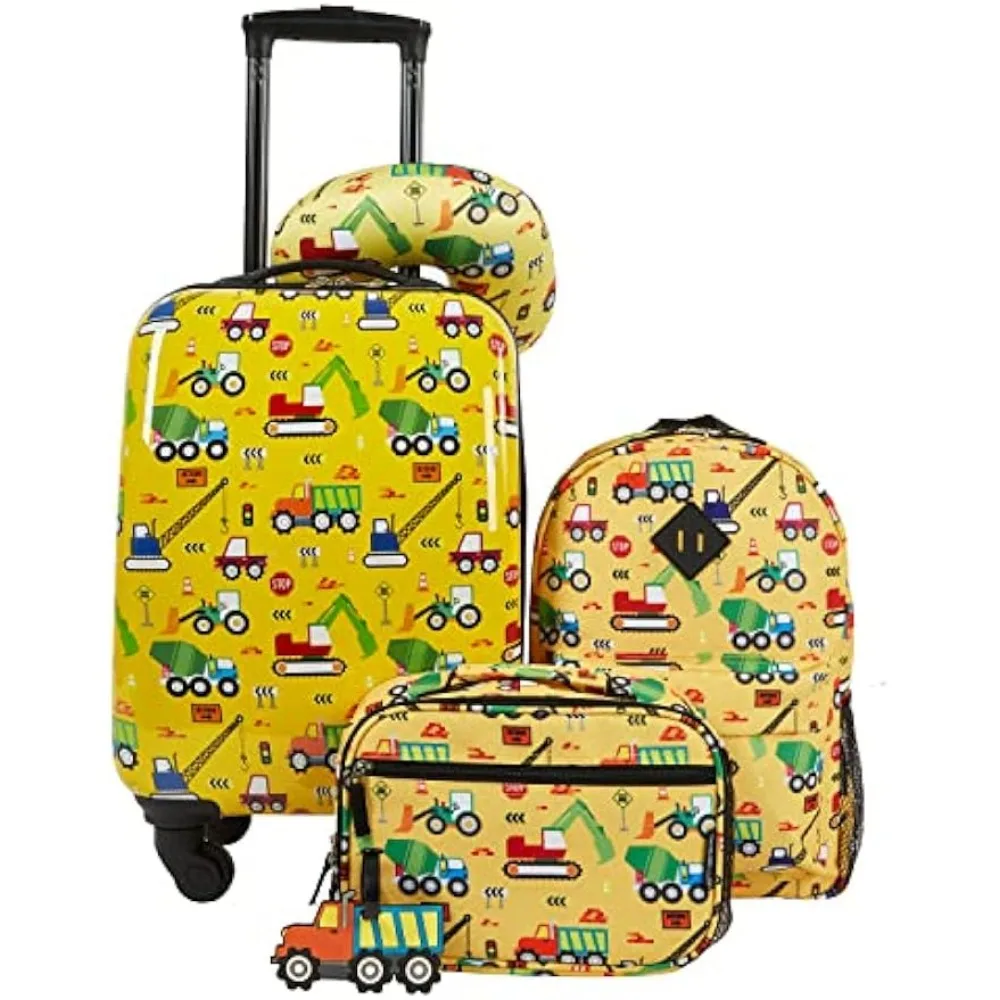 

5 шт., детский Дорожный комплект чемоданов на колесах