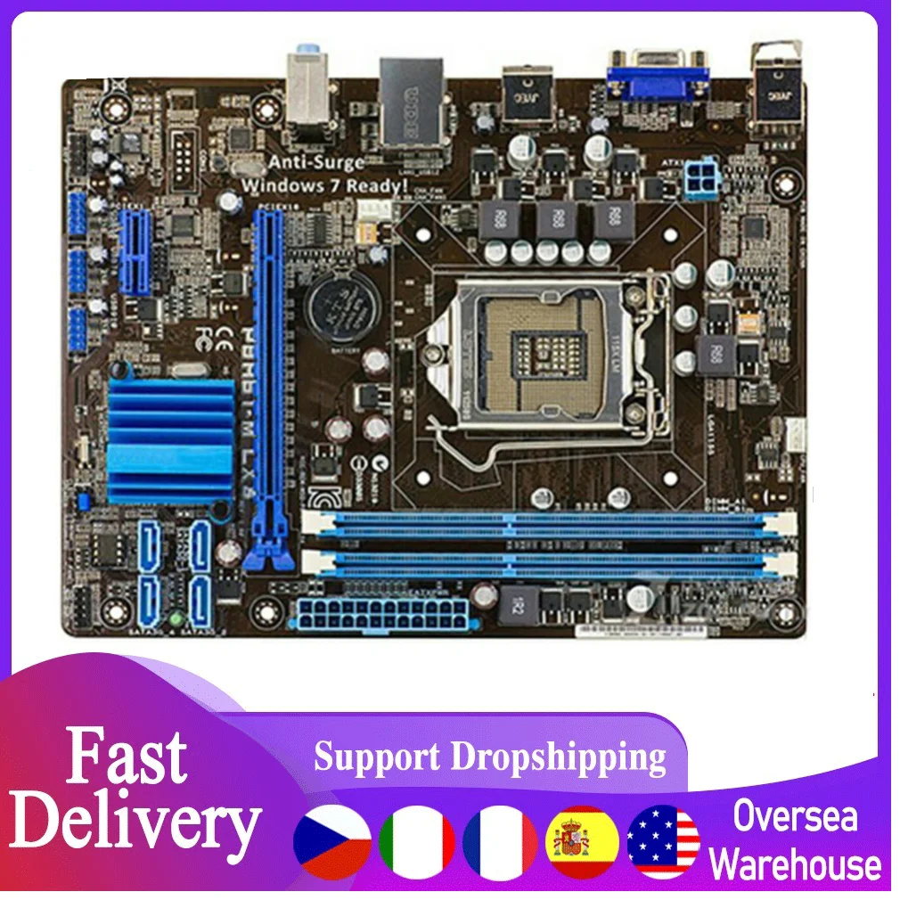 

Материнская плата LX3 PLUS, горячая модель, LGA1155 P8H61-M/K/C/D I7 I5 I3 Intel CPU16G, память DDR3 PCI-E 2,0 USB 2,0 VGA, дестоп материнская плата