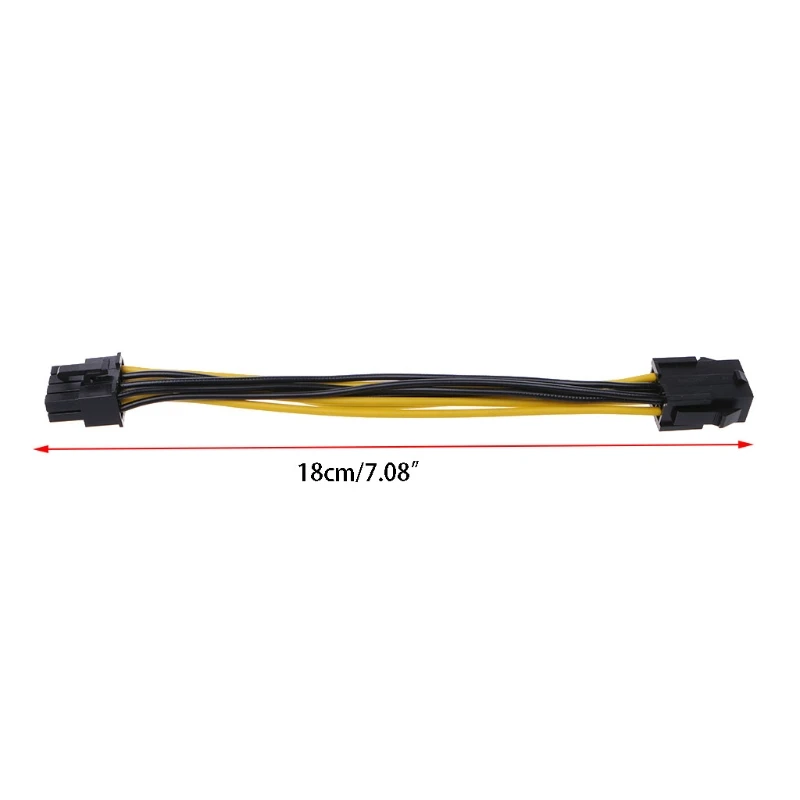 Кабель-адаптер 6-Pin до 8-Pin PCI-E Grapchics карта PCIE 6P 8P Удлинительный шнур - Цена: 17.94