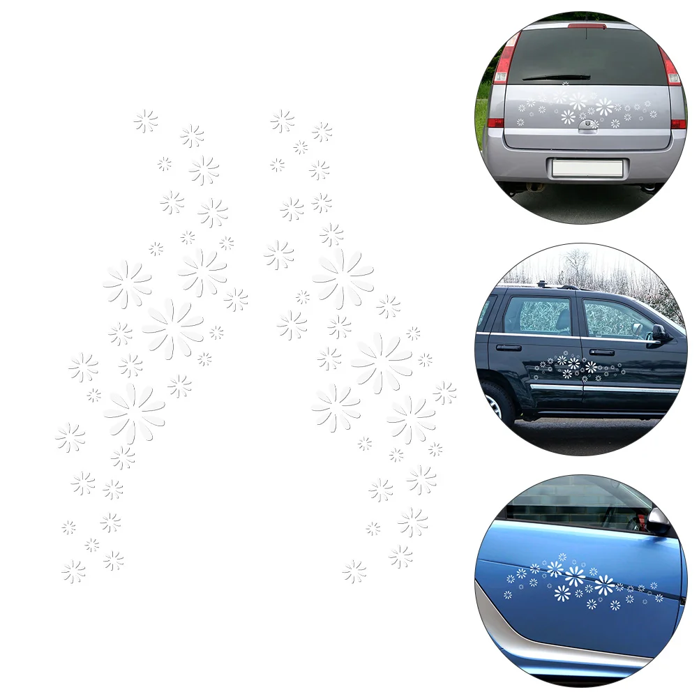 

2pcs Unique Car Decorative Decals PVC Sticker Delicate Vehicle Ornament