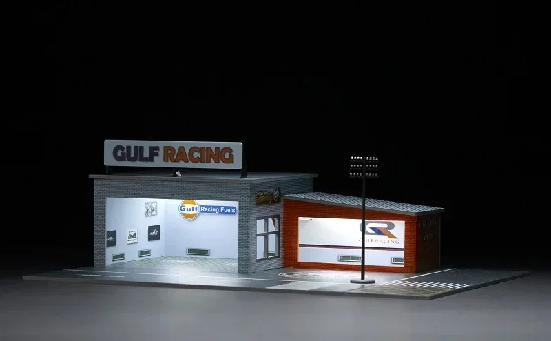 

You and Car 1:64 diorama GULF Station /Xpel customized shop